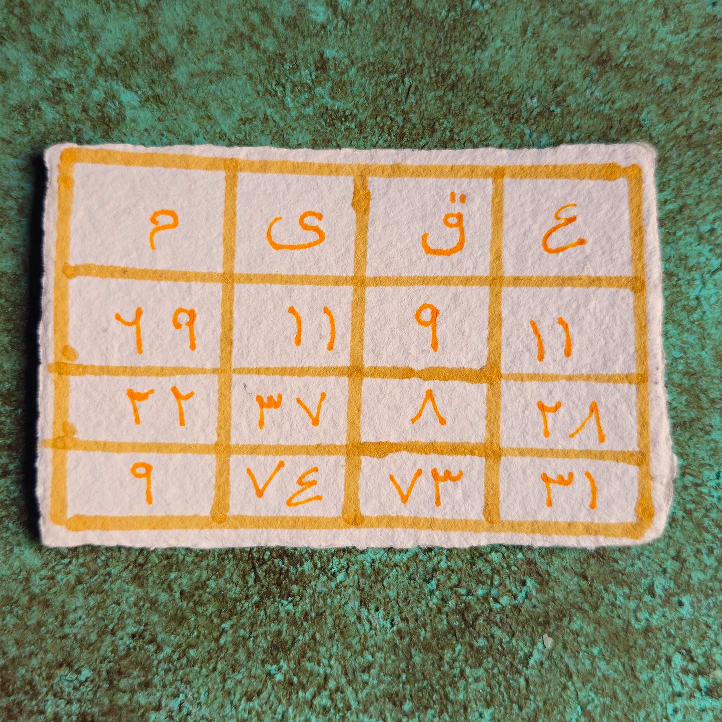 Taweez Wazifa to Pass Exam, Talisman for Students, Gifts for Scientific Researchers, Academicians, Arabic Abjad Name of Allah al Aleem