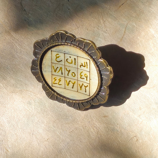 Spiritual Jewelry Wazifa Ring for Evil Eye, Banish Curses Protection Rohani Amliyat Numerology Name of Allah al Mani